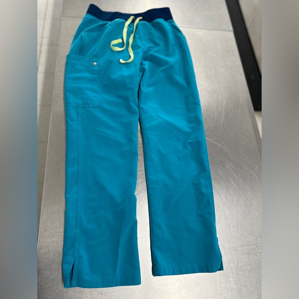 Figs teal Scrub pants